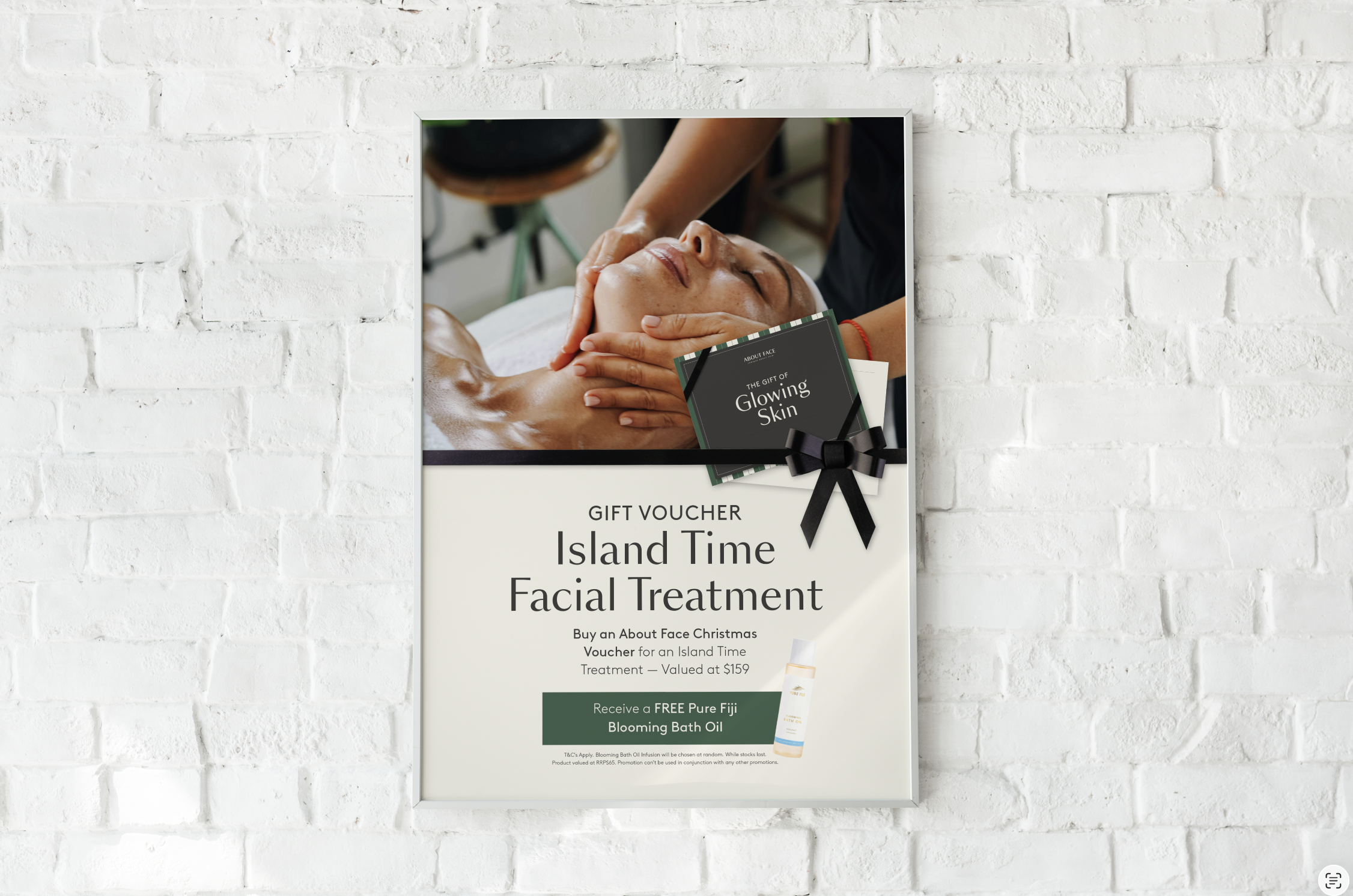 Island Time Christmas offer poster