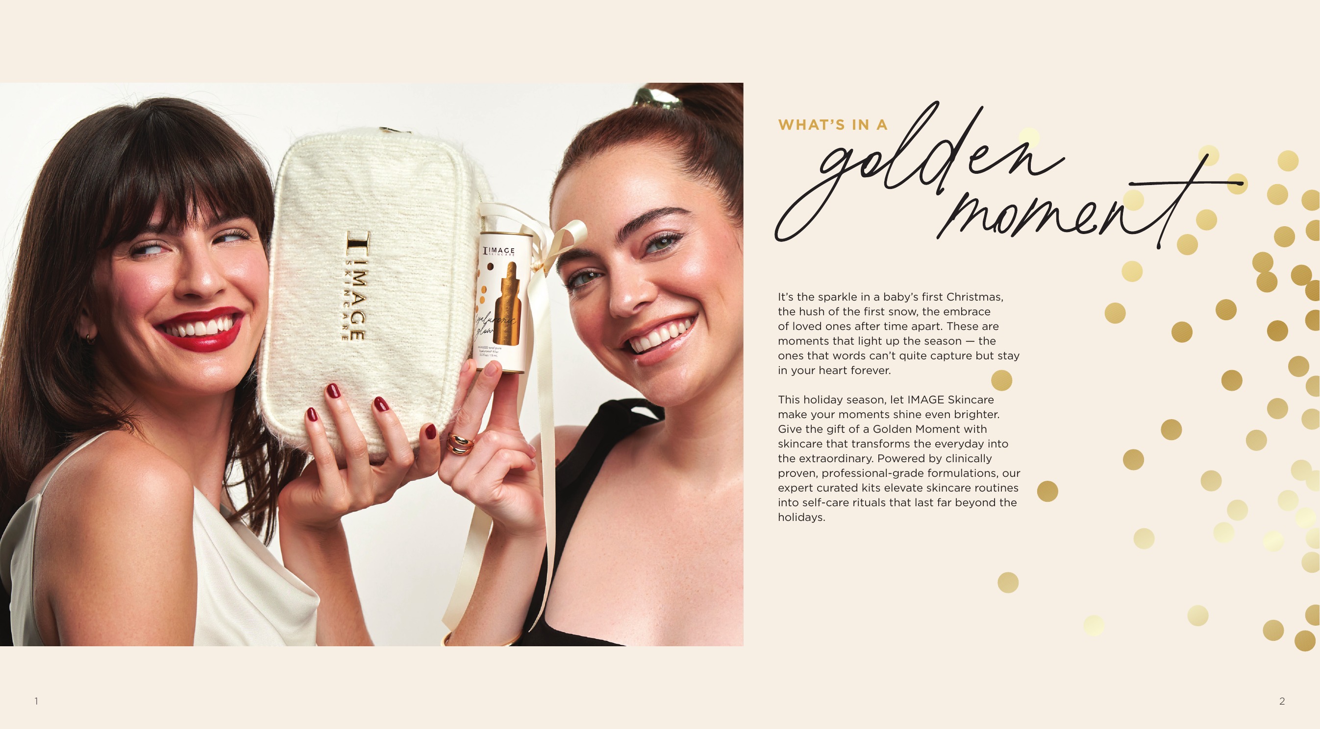IMAGE Skincare Golden Moment introduction spread