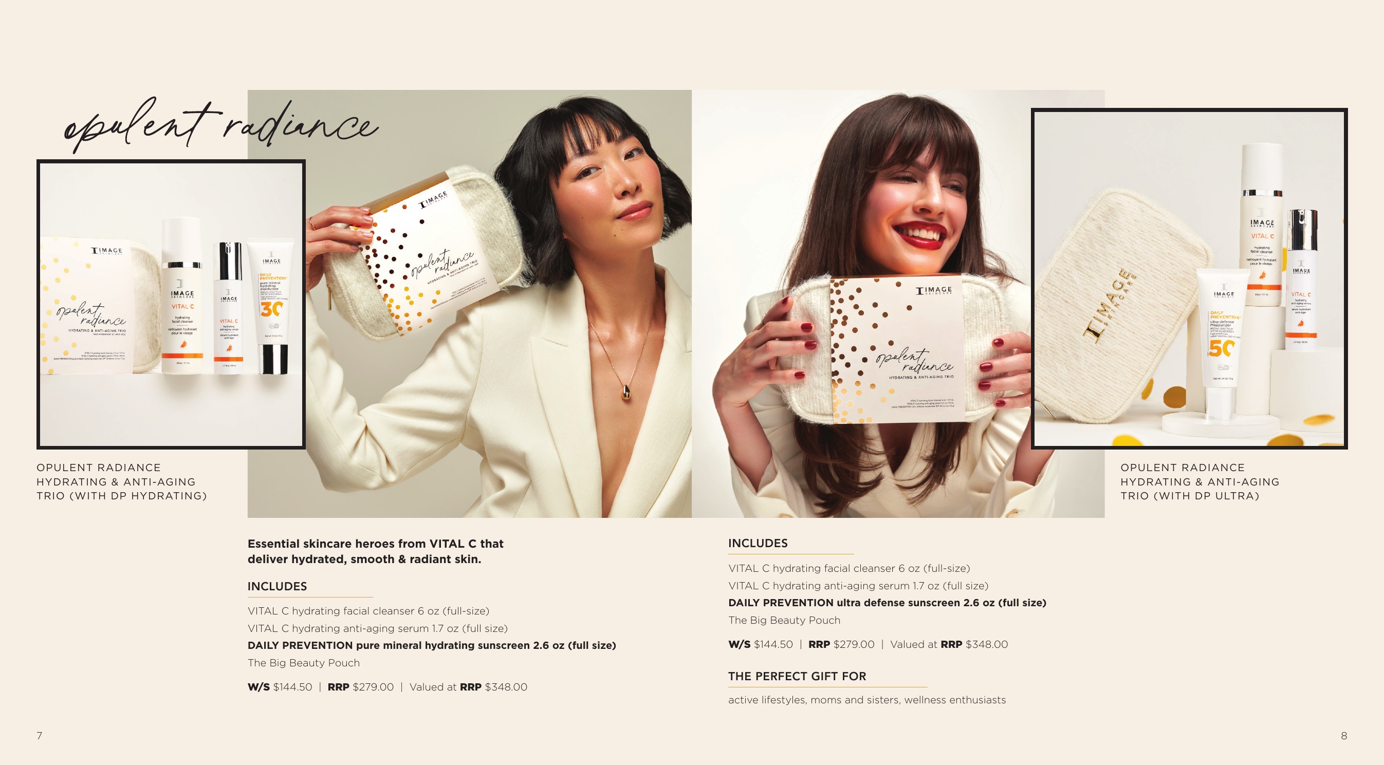 IMAGE Skincare Opulent Radiance gift sets spread