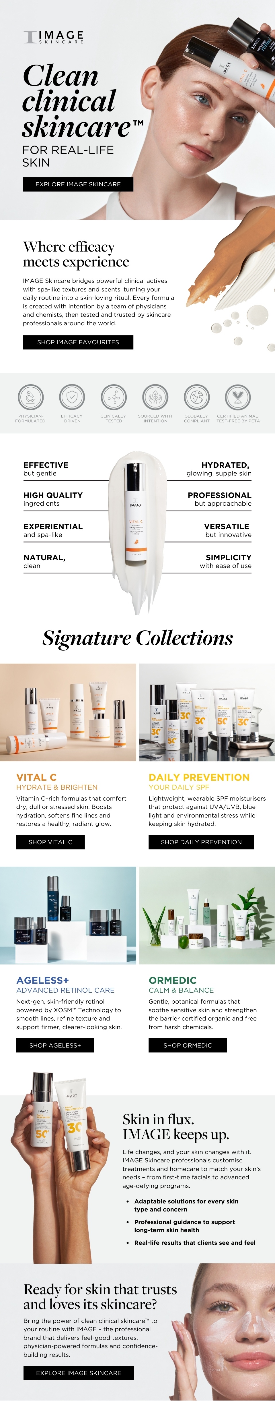 IMAGE Skincare Clean Clinical Skincare email design