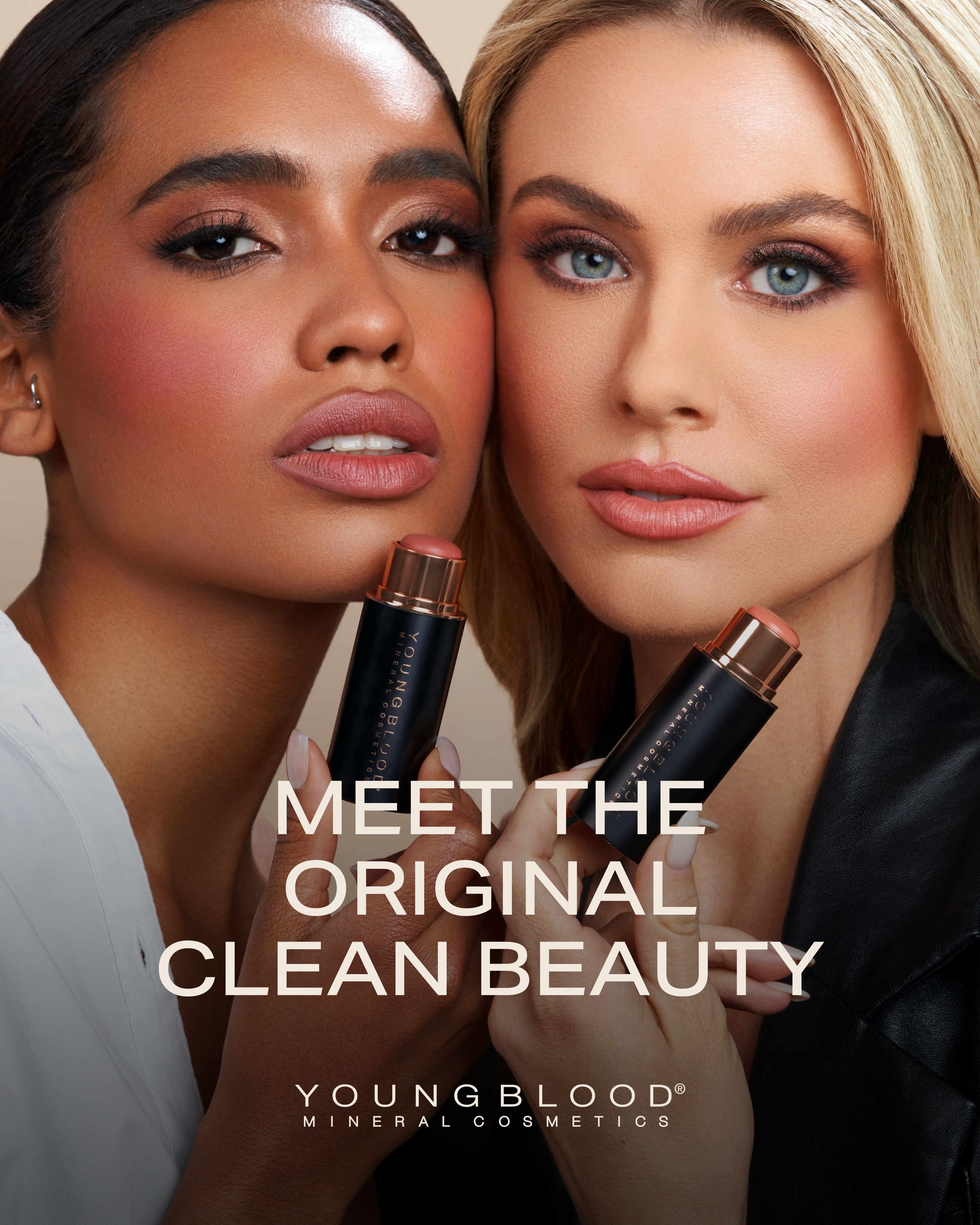 Youngblood Original Clean Beauty social media design