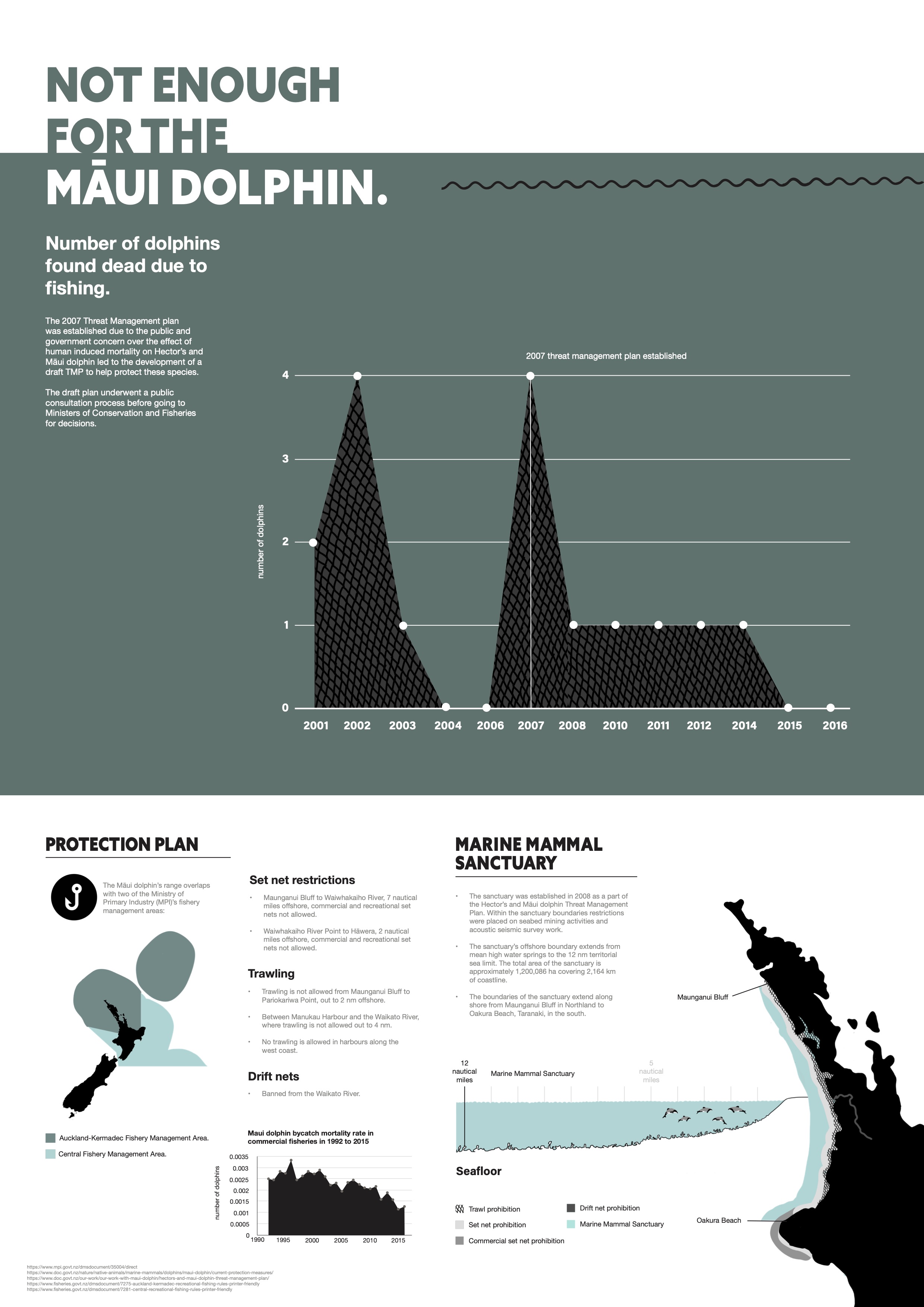 Too Late for the Māui Dolphins poster 4