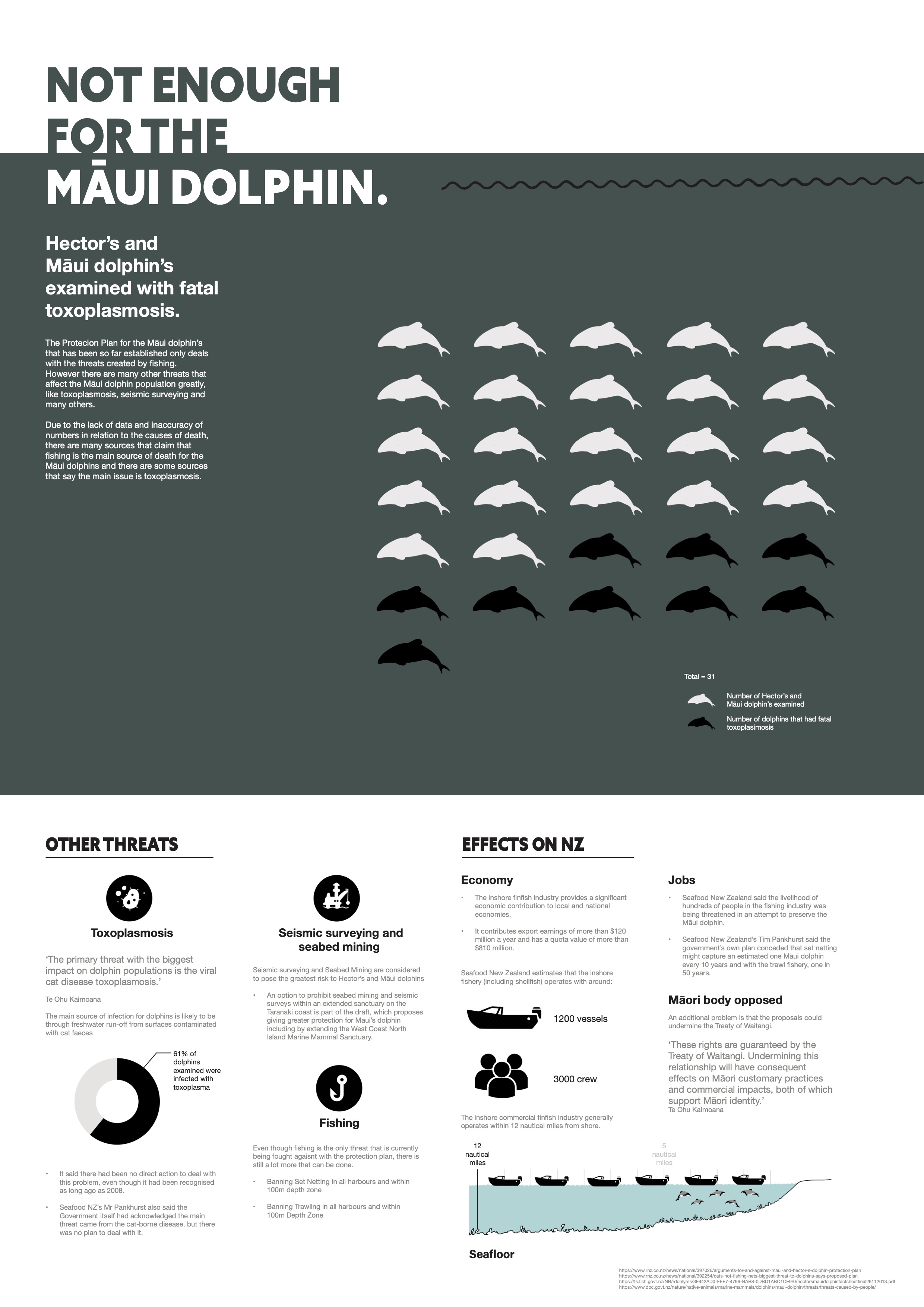 Too Late for the Māui Dolphins poster 5